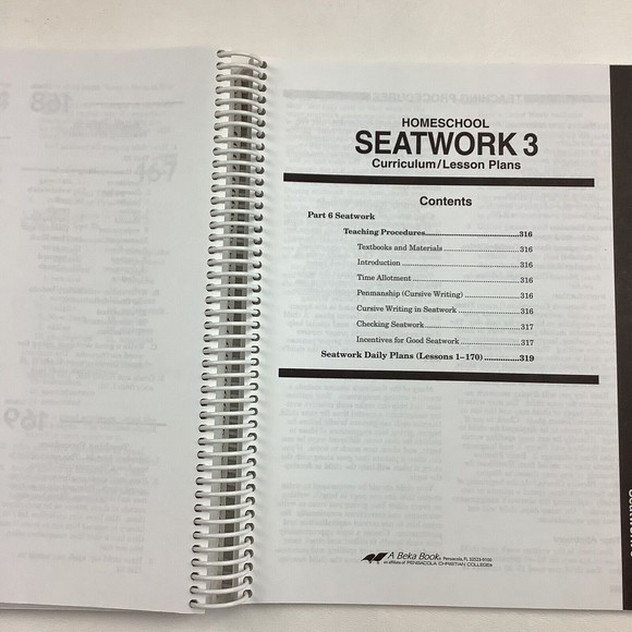 Abeka  3rd Grade Homeschool Language Arts 3 Lesson Plans Spiral Bound Book Manua - Picture 10 of 13